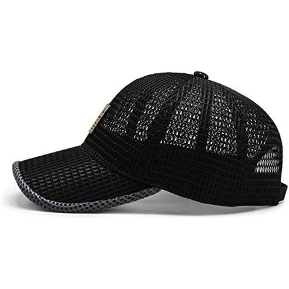 Mesh Baseball Cap Adjustable Quick Dry Hat Men Women Running Outdoor Sport - Picture 3 of 8